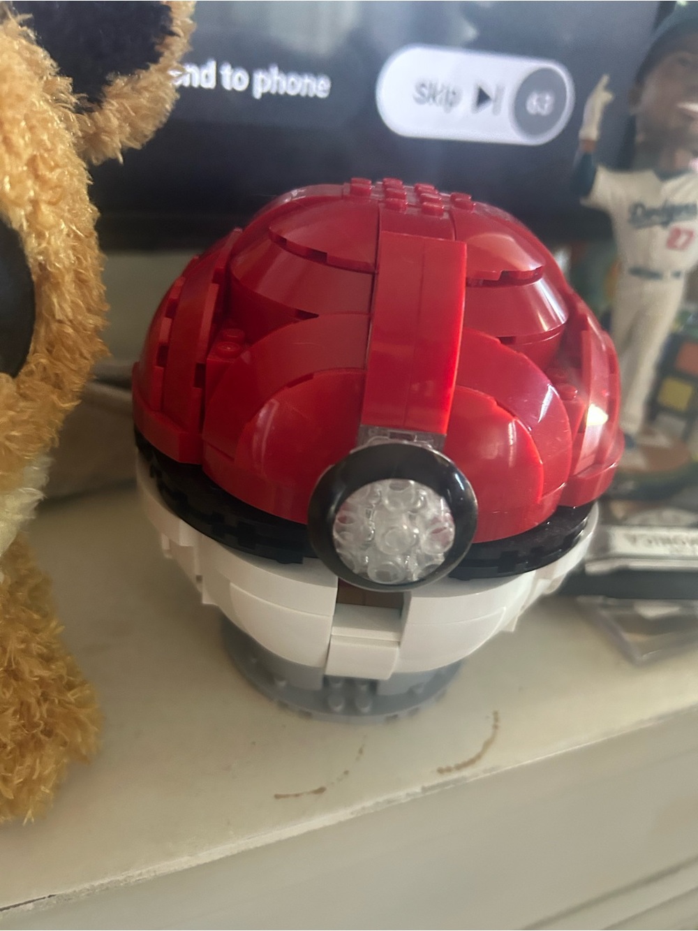 Mega Construx Pokemon Jumbo Poke Ball Bloks Mattel Complete & Light Working